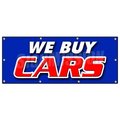 Signmission WE BUY CARS BANNER SIGN vehicles cars automobiles buyer dealership B-96 We Buy Cars